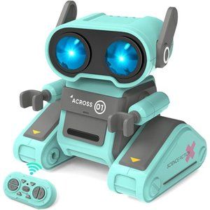 Remote Control Robot Toy for Kids, Rechargeable RC Robot w/ Auto-Demonstration